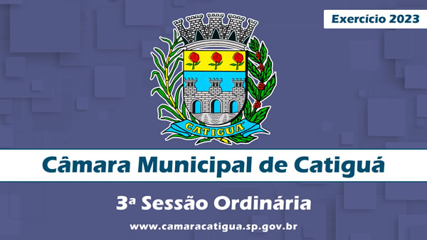 3ª Sessão Ordinária de 2023