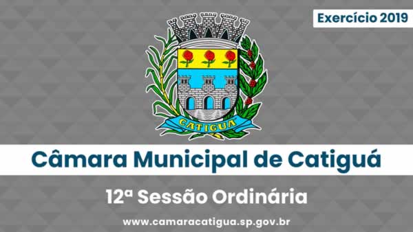 12ª Sessão Ordinária de 2019