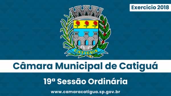 19ª Sessão Ordinária de 2018