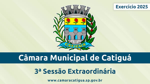 3ª Sessão Extraordinária de 2025